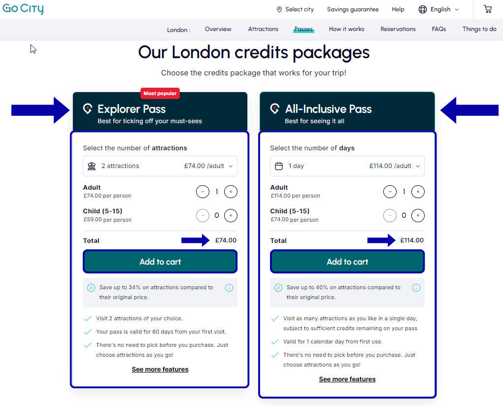 London Explorer Pass price