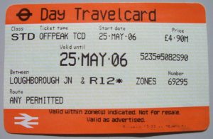 travelcard prices