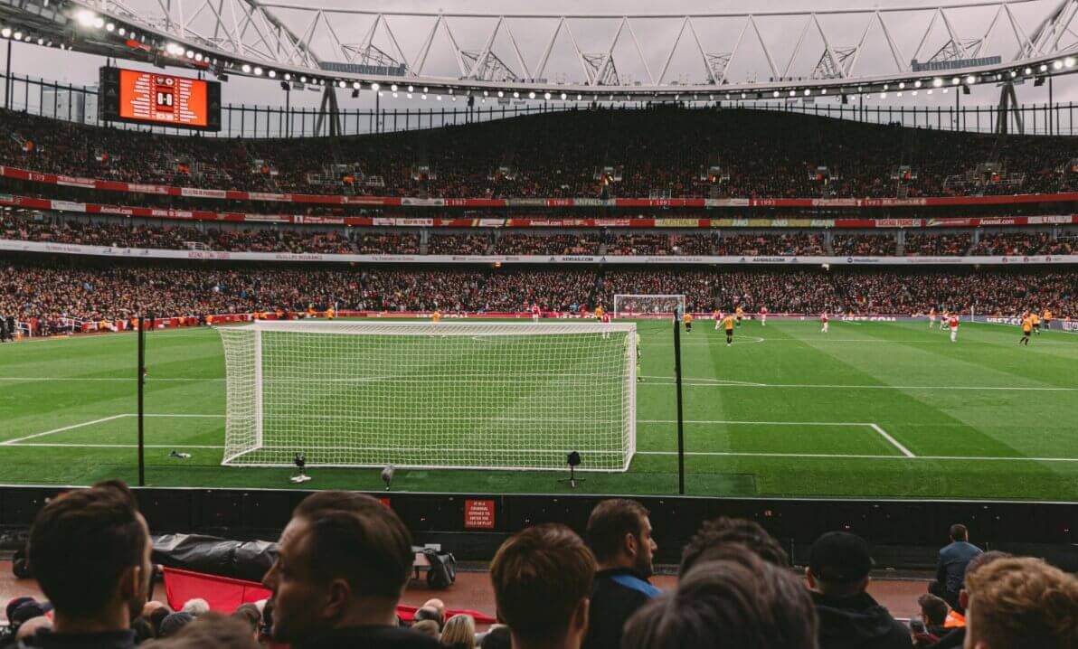 Soccer stadium in London