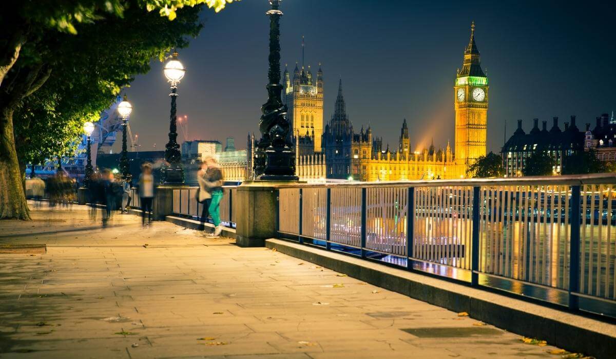 Romantic places in London