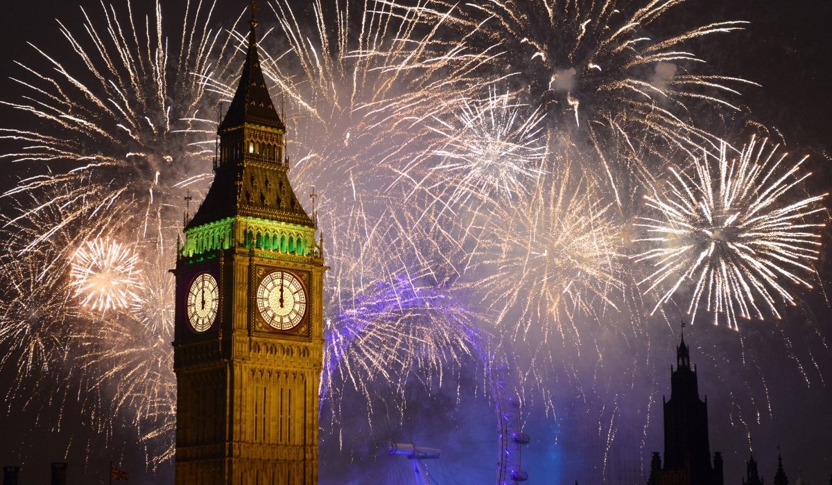 London New Year's fireworks experience