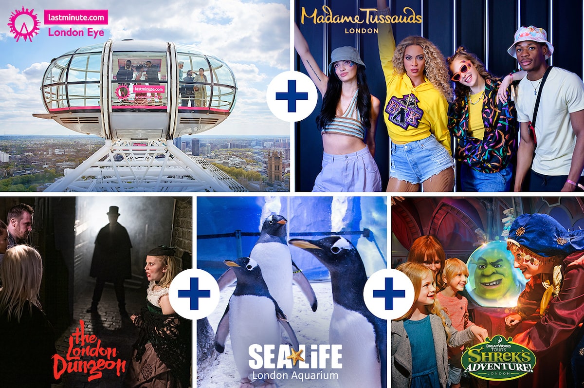 merlin magical pass ticket 5in1 multi attractions london