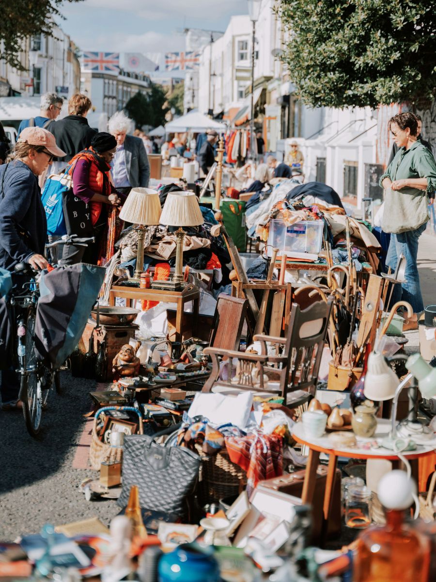 Portobello Market in London