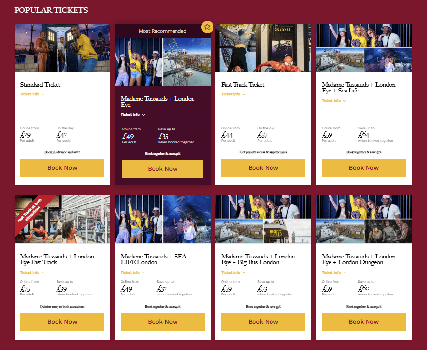 Visit Madame Tussauds