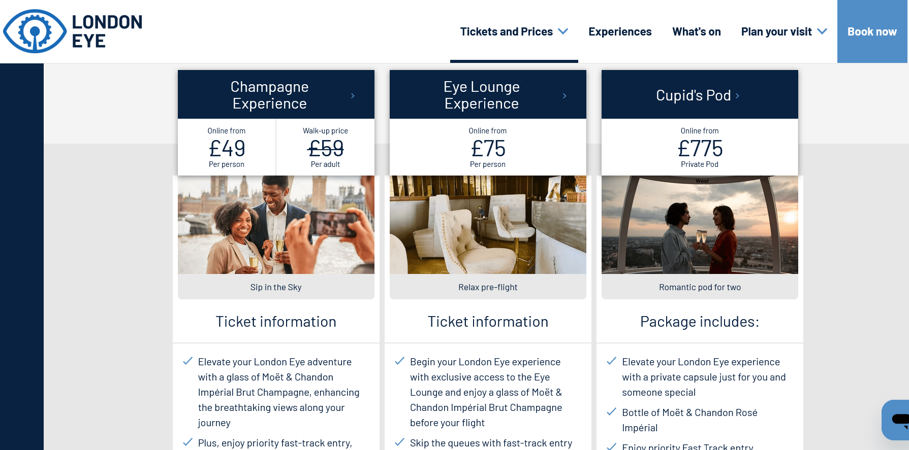 VIP London Eye Tickets