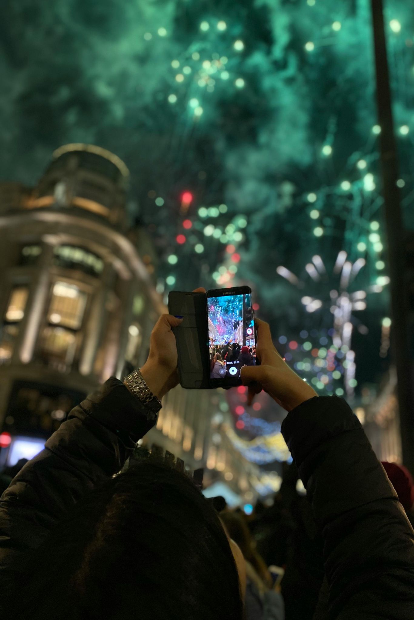 Fireworks in London